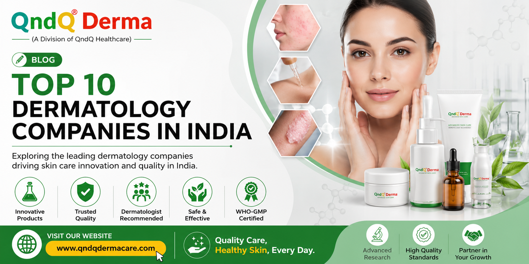 Top 10 Dermatology Companies in India